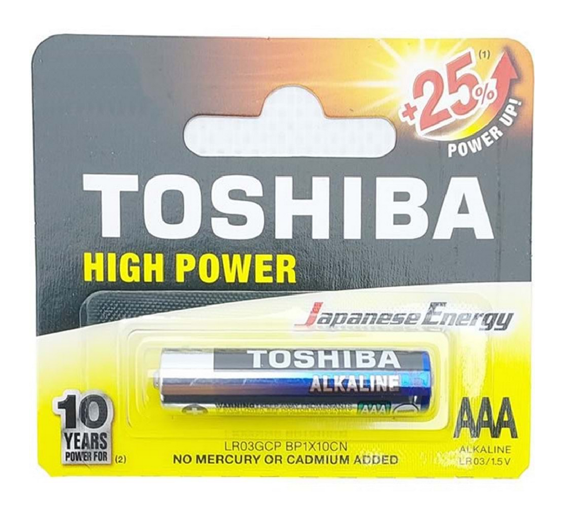 LR03GCP BP1X10CN   Toshiba AAA Alkalin İnce Pil