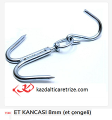 03198   Et Kancası/Çengel 8mm