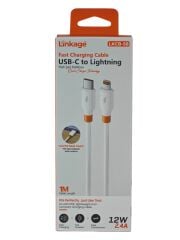 LKCB-58   Linkage 2.4A 12W USB-C to Lightning Şarj Data Kablosu