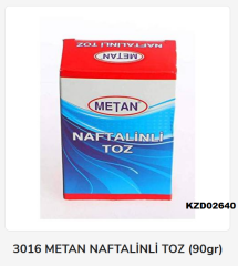 3016   Metan Toz Naftalin 80gr