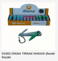 D1002   Diana Tırnak Makası (Renkli Küçük)