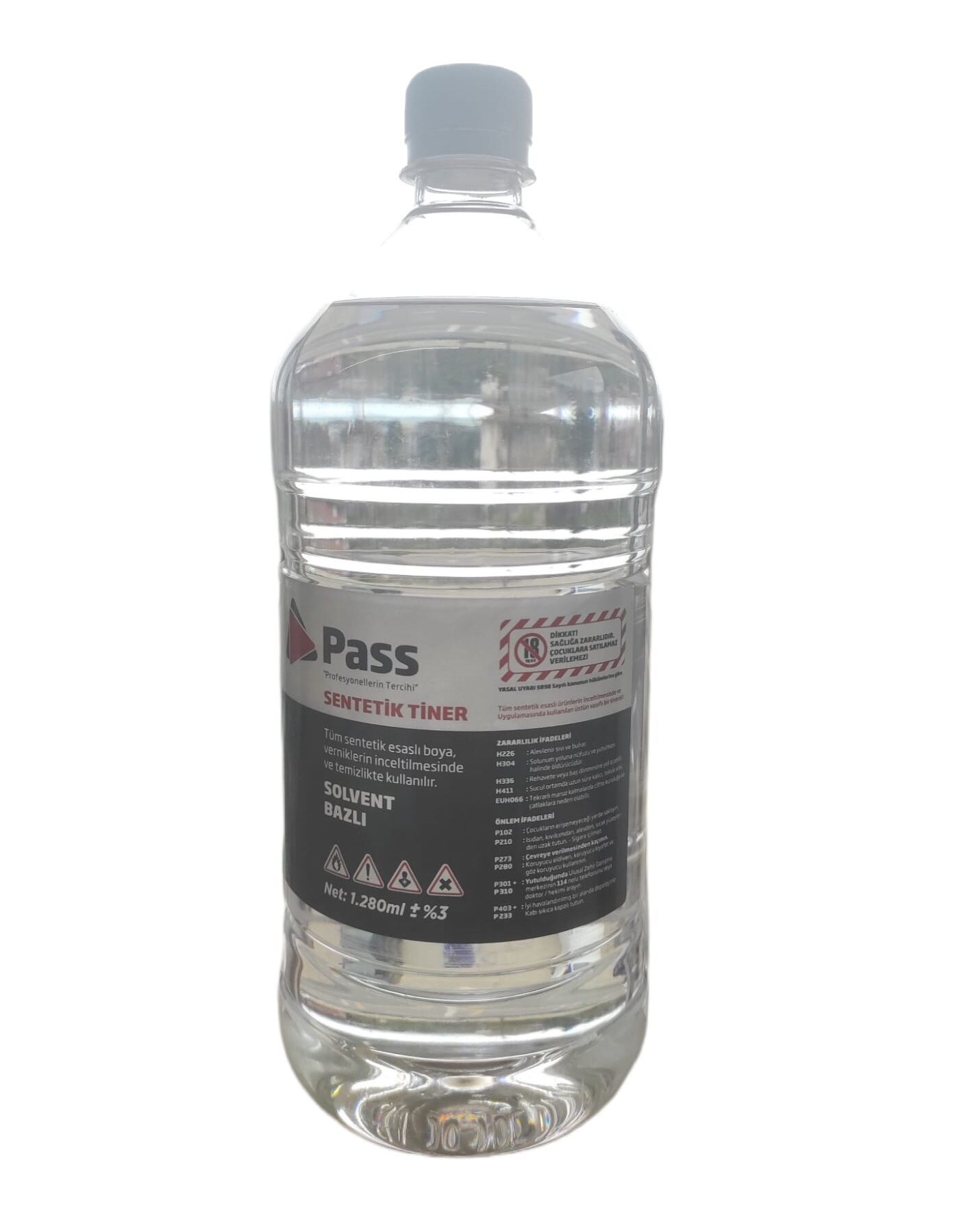 6068   Pass Sentetik Tiner 1280ml