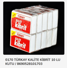 0170   Türkay Kalite Kibrit
