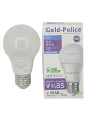 GL09K60/CW   Gold-Police E27-9W Led Ampul