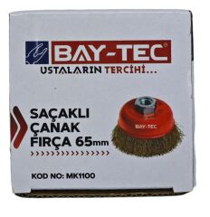 Mk1100   Bay-Tec Saçaklı Çanak Fırça 65Mm
