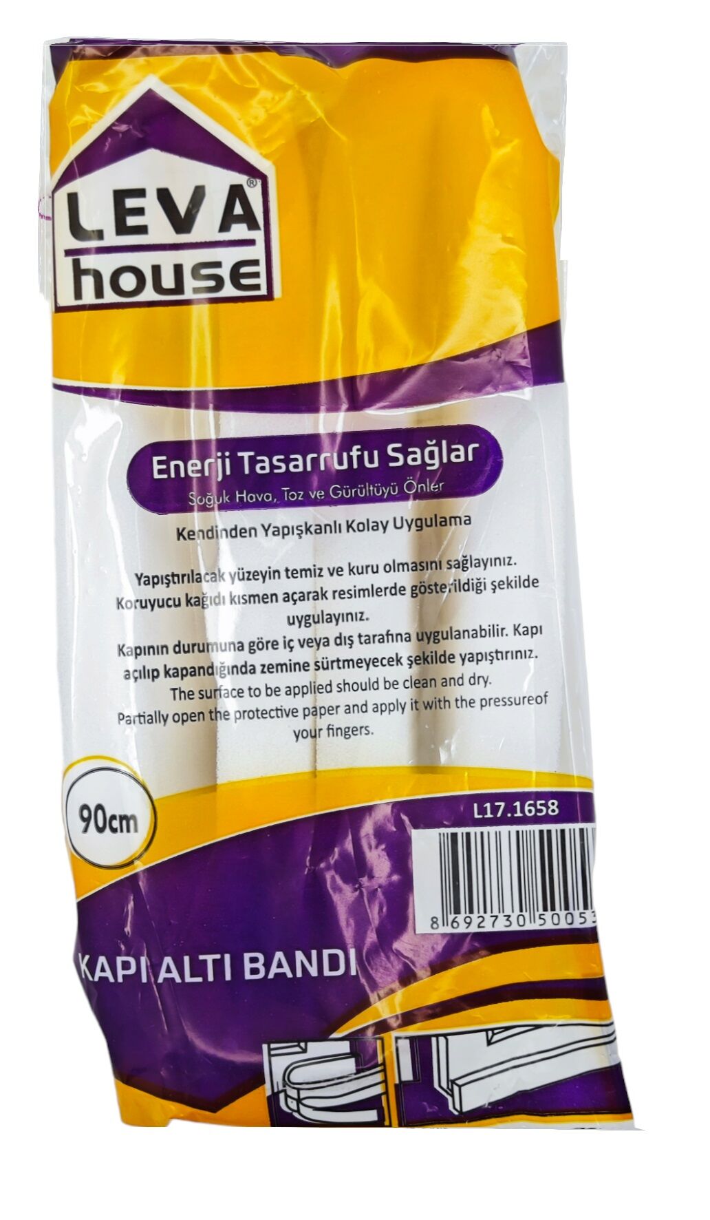 L17.1658   Leva House Kapı Altı Bandı 90Cm