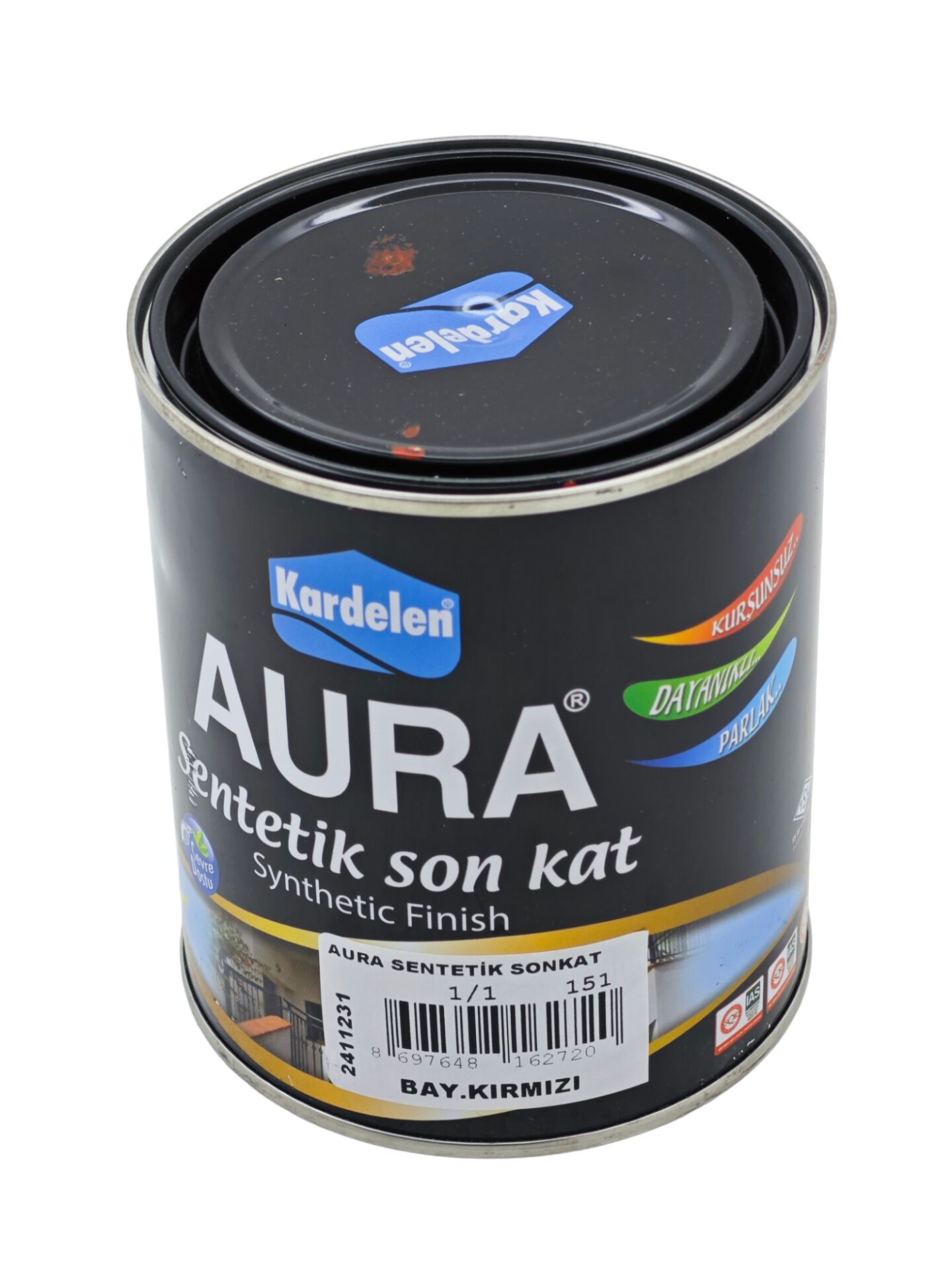 6272   Kardelen Aura Sentetik Sonkat Boya 1Kg - Kırmızı