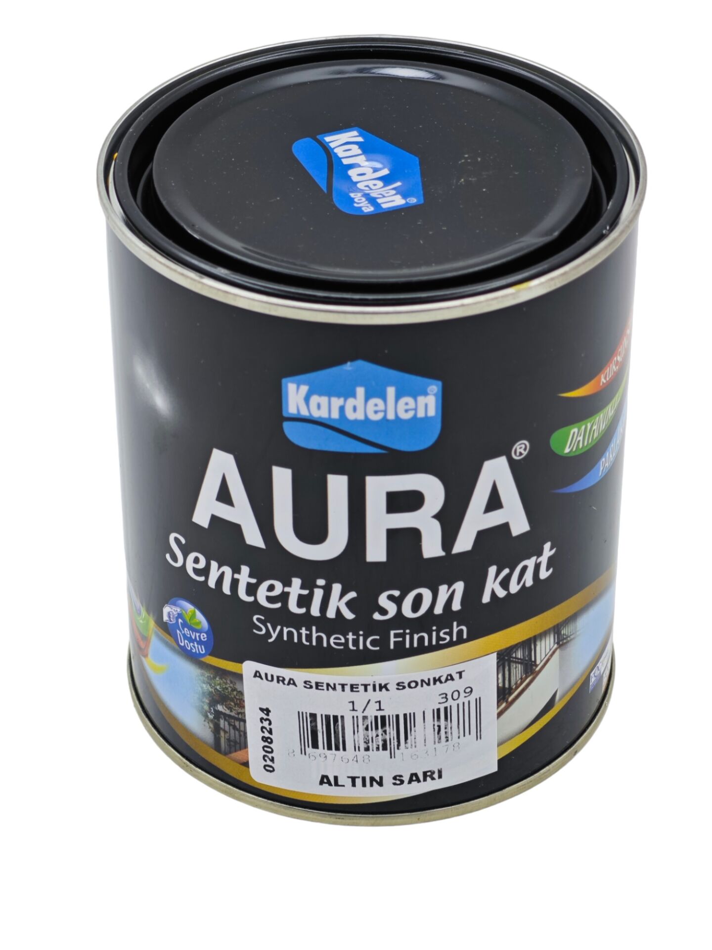 6317   Kardelen Aura Sentetik Sonkat Boya 1Kg - A. Sarı