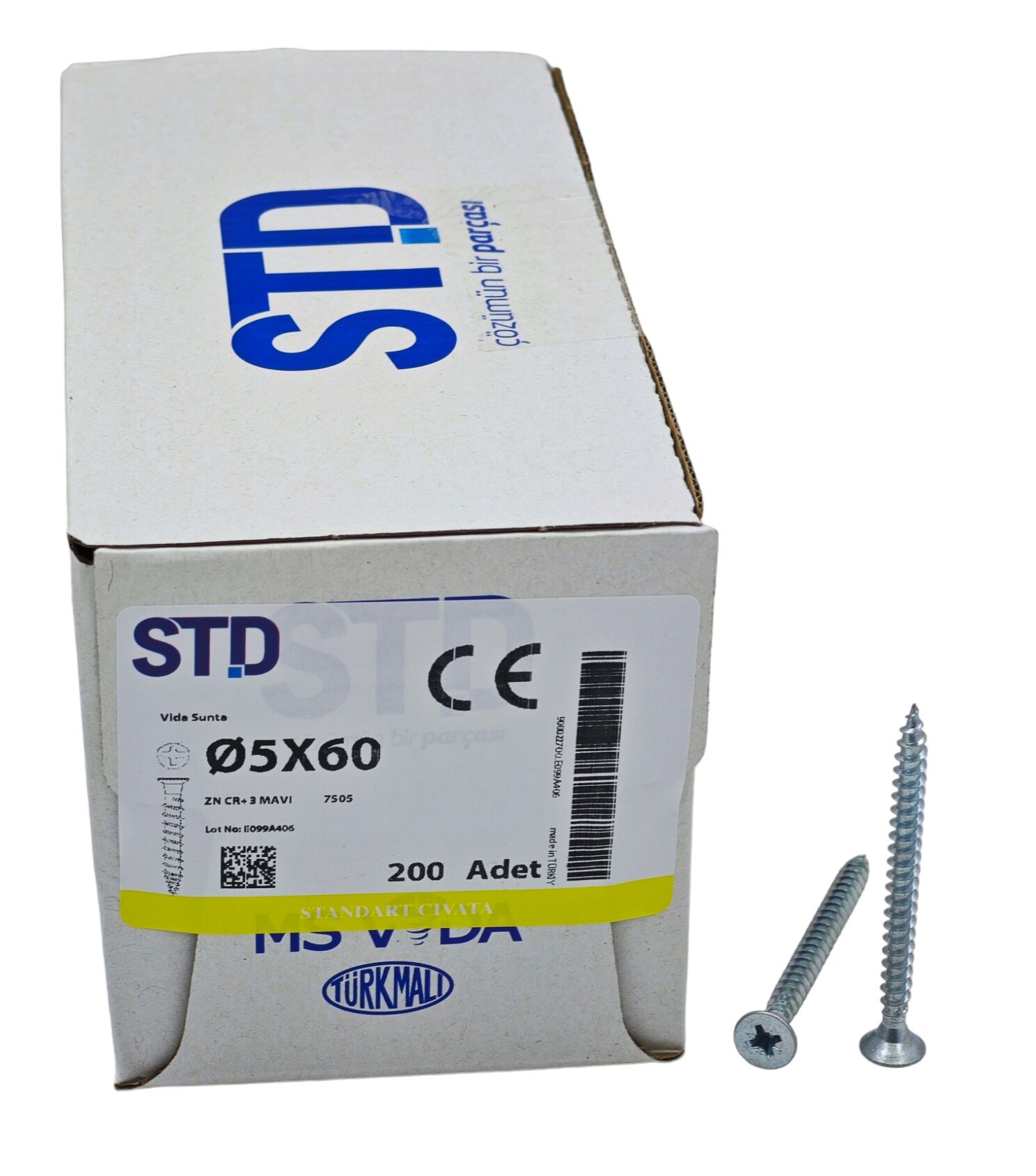 5060   STD 5*60mm Sunta Vidası 200lü