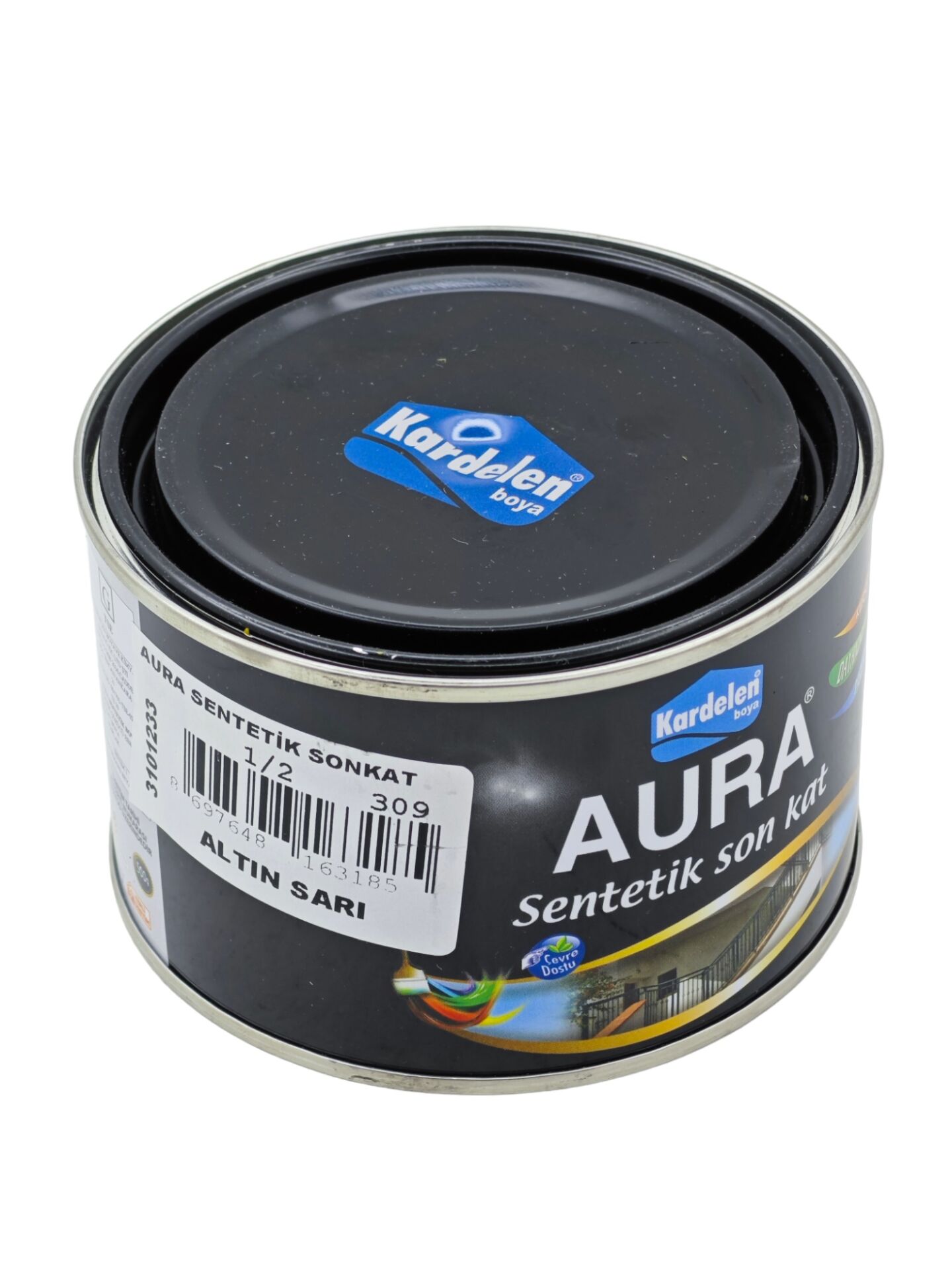 6318   Kardelen Aura Sentetik Sonkat Boya 500Gr - A. Sarı