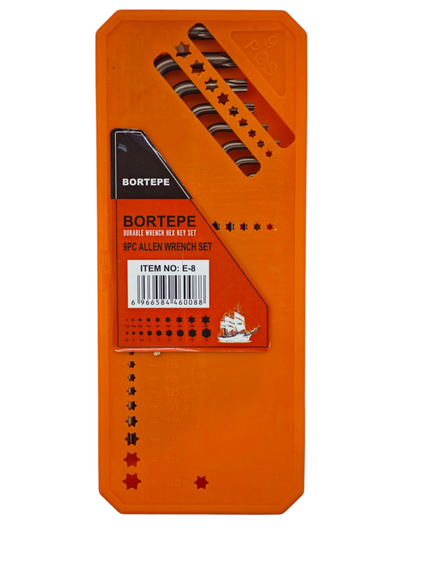 E-8   Bortepe Kutulu Tork Alyan 9prç
