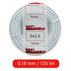 H05VV-F   West TTR Kablo 3*2.5mm 100m