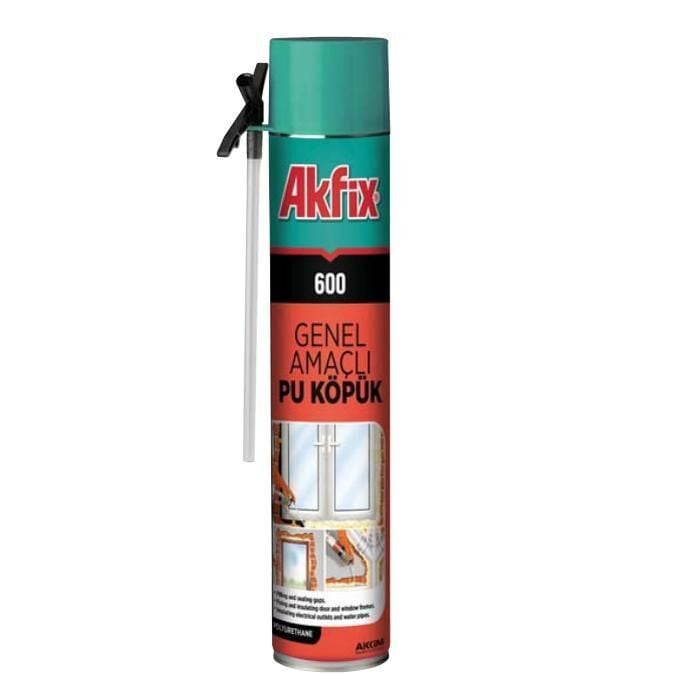 FA006   Akfix 600 Genel Amaçlı Pu Köpük 600gr