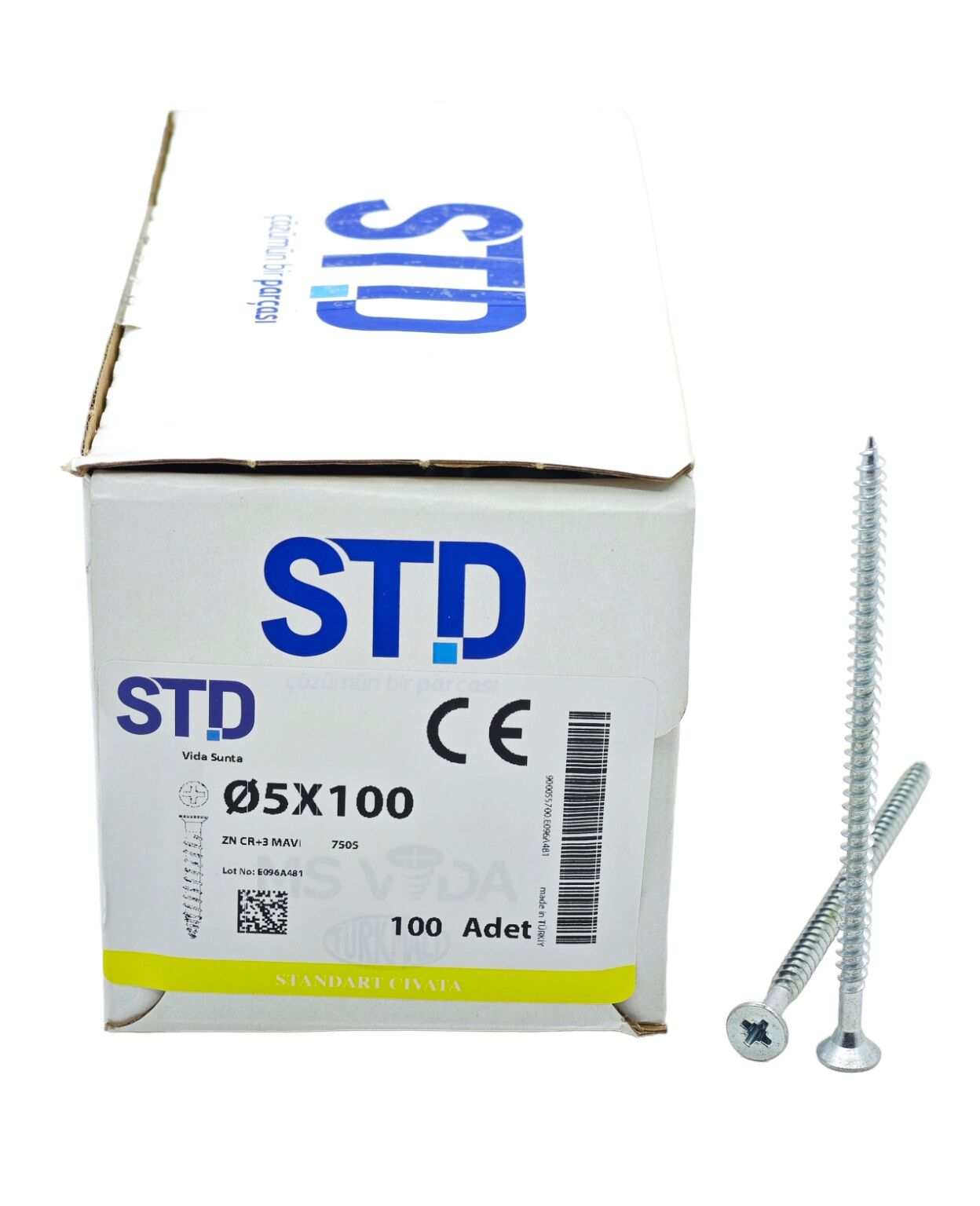 5100   STD 5*100mm Sunta Vidası 100lü