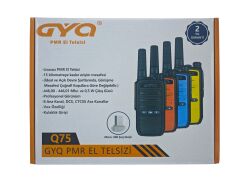 GYQ-Q75   PMR El Telsizi - Lisanssız 8 Ana Kanal