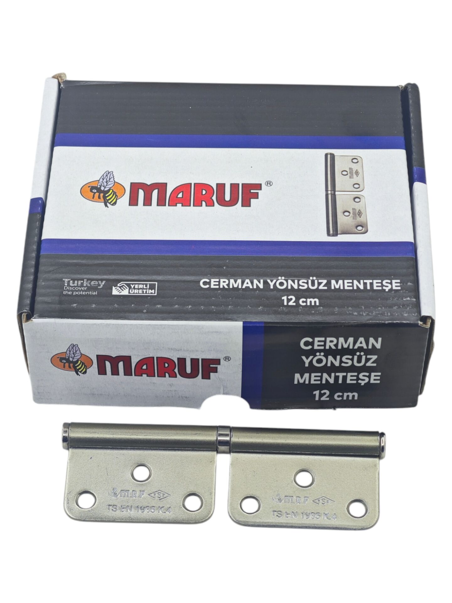 2001   Maruf Cermen Yönsüz Menteşe 2mm 12cm - Saten