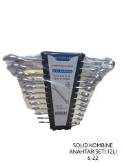 08266   Solıd Kombine Anahtar Seti 12Li - 6-22Mm