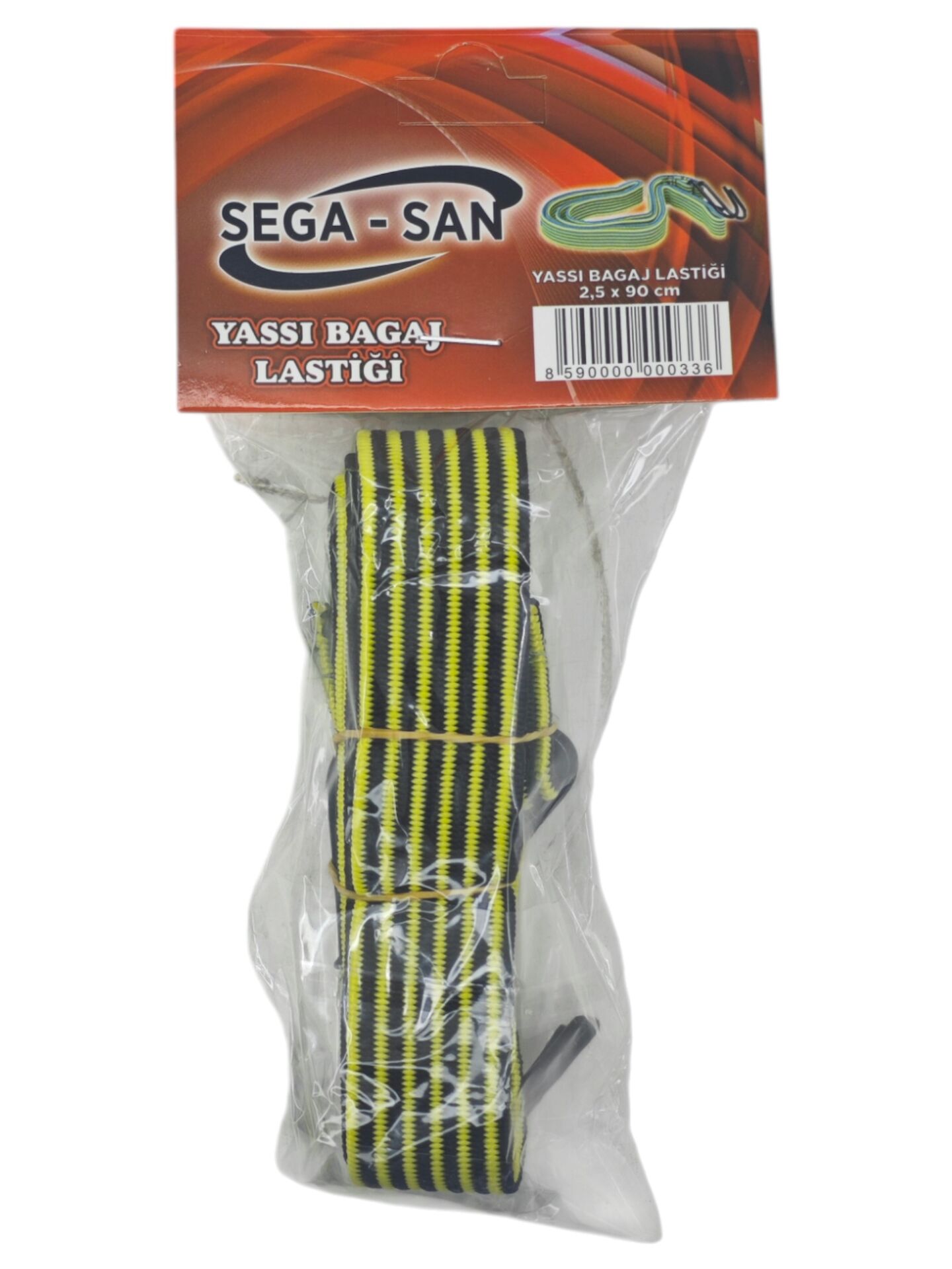 12234   Sega-San Yassı Bagaj Lastiği 2.5*90cm