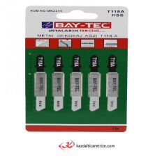 Mk2314   Bay-Tec Dekopaj Ağzı T118-A 5Li (Demir)
