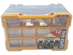 ASR-6014   Super-Bag 12li Modüler Monoblok Çekmece Seti