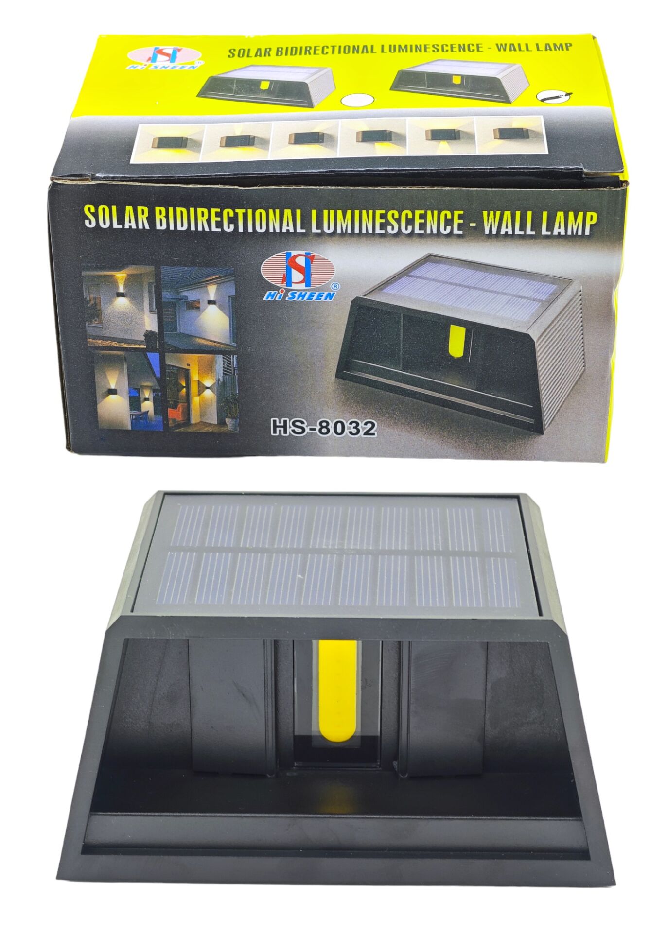 Hs-8032   Solar Şarjlı Duvar Aydınlatması