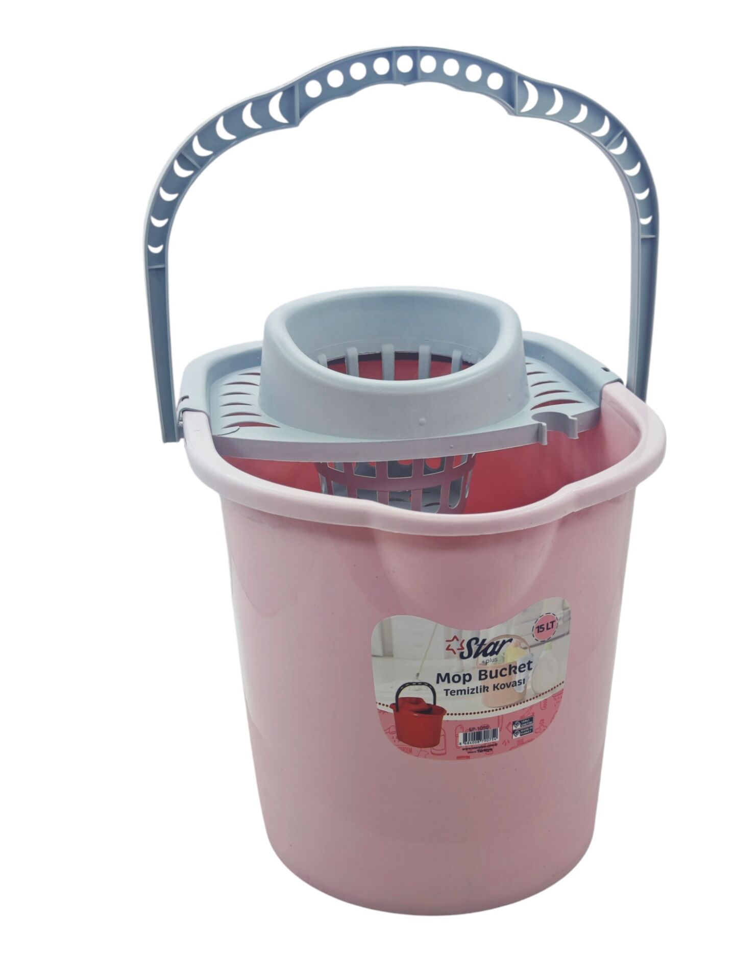 SP-1050   Star +Plus Sıkmalı Temizlik Kovası 15lt