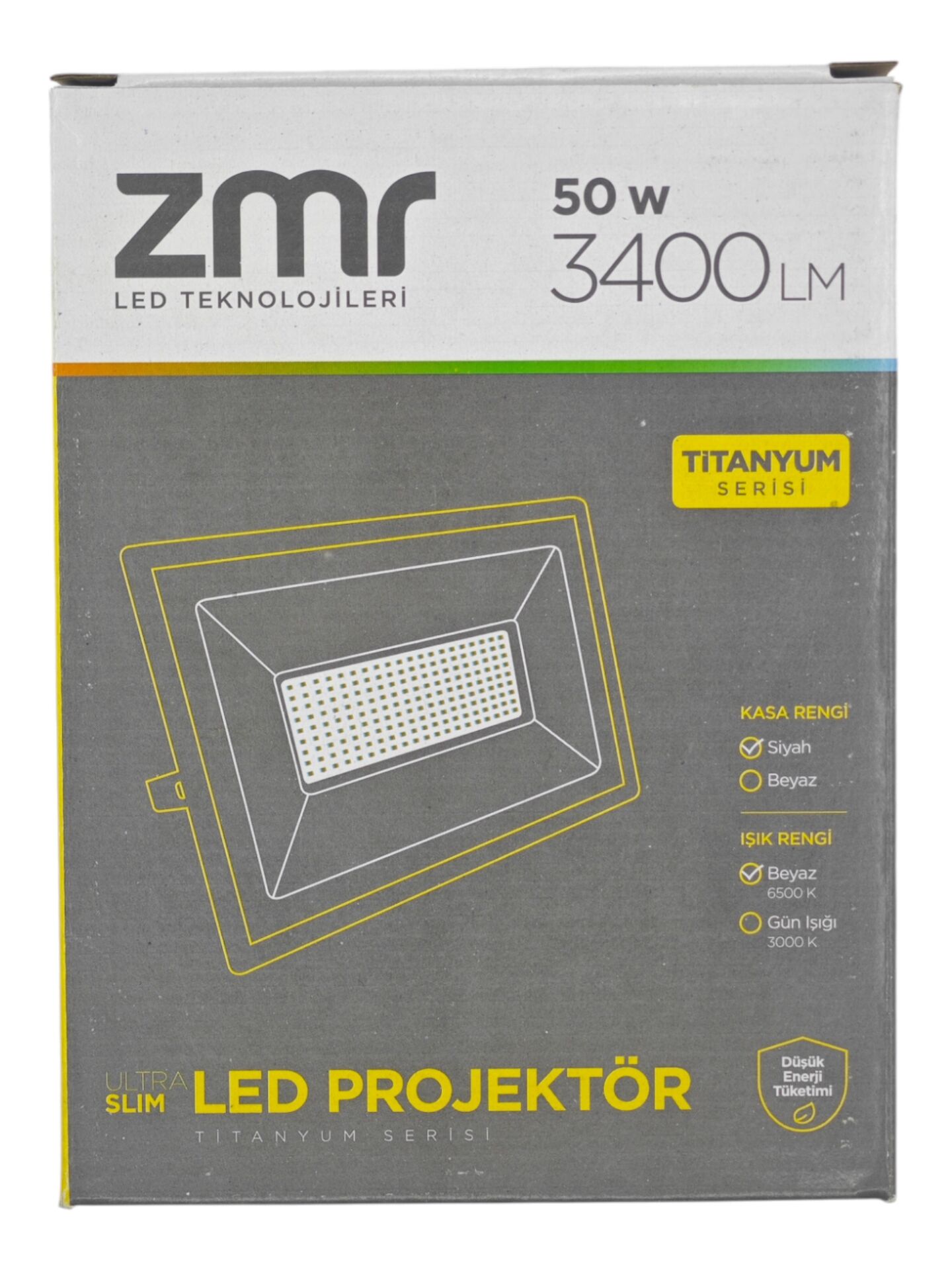 ZMR-311/S   ZMR 50W Ultra Slim Led Tablet Led Projektör