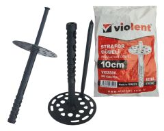 VIO3500   Violent 500lü Strafor Dübeli 10cm