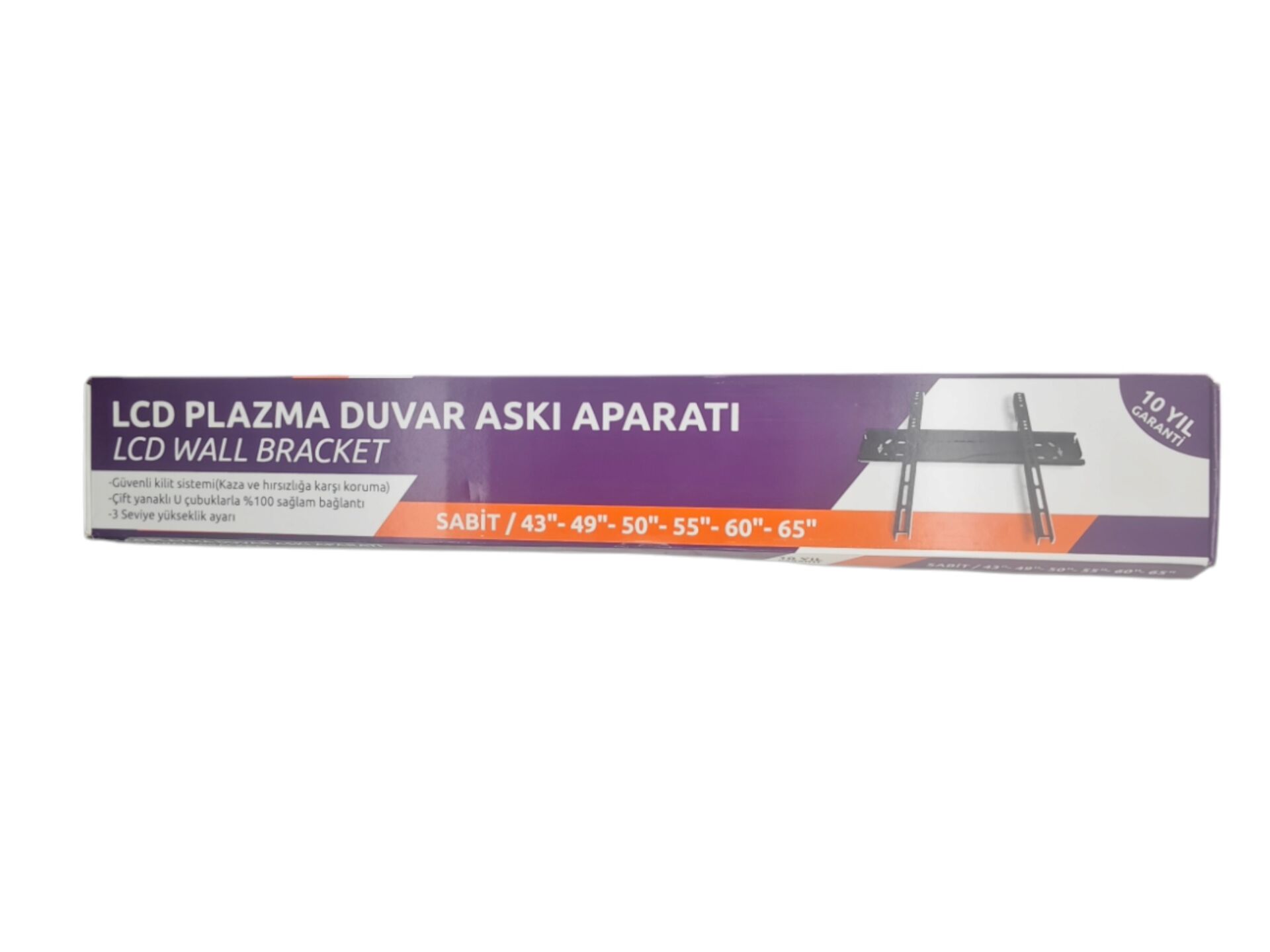 01549   Türkiye LCD-LED TV Duvar Askı Aparatı 43-65'' - Sabit