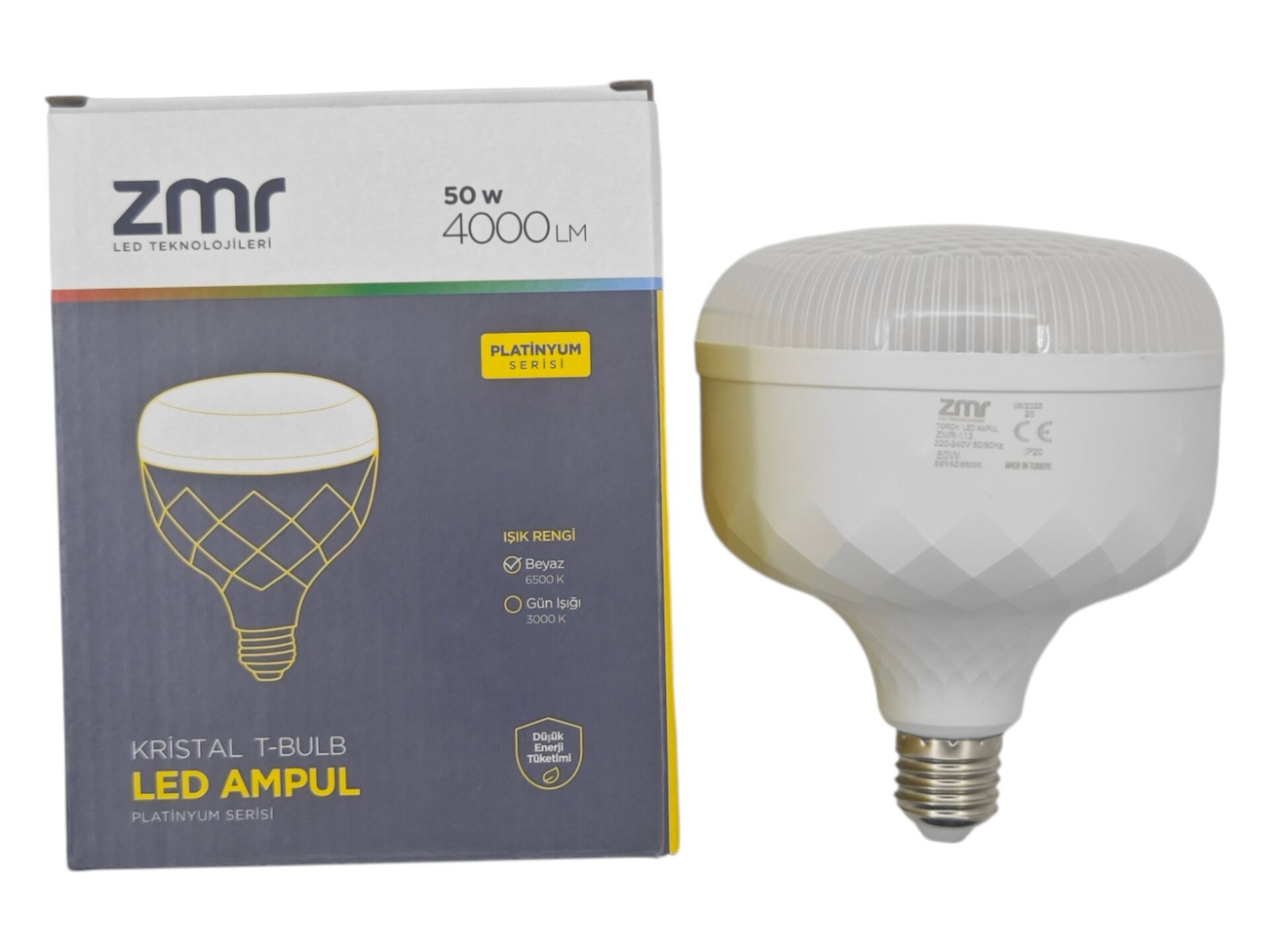 ZMR-113/B   ZMR E27-50W Kristal T-Bulb Led Ampul