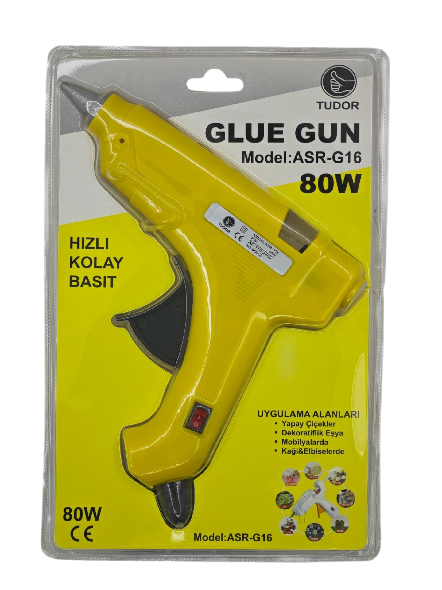 ASR-G16   Tudor Sıcak Silikon Tabancası 80W