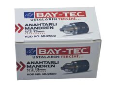 MU2500   Bay-Tec Anahtarlı Metal Mandren 1/2 13mm
