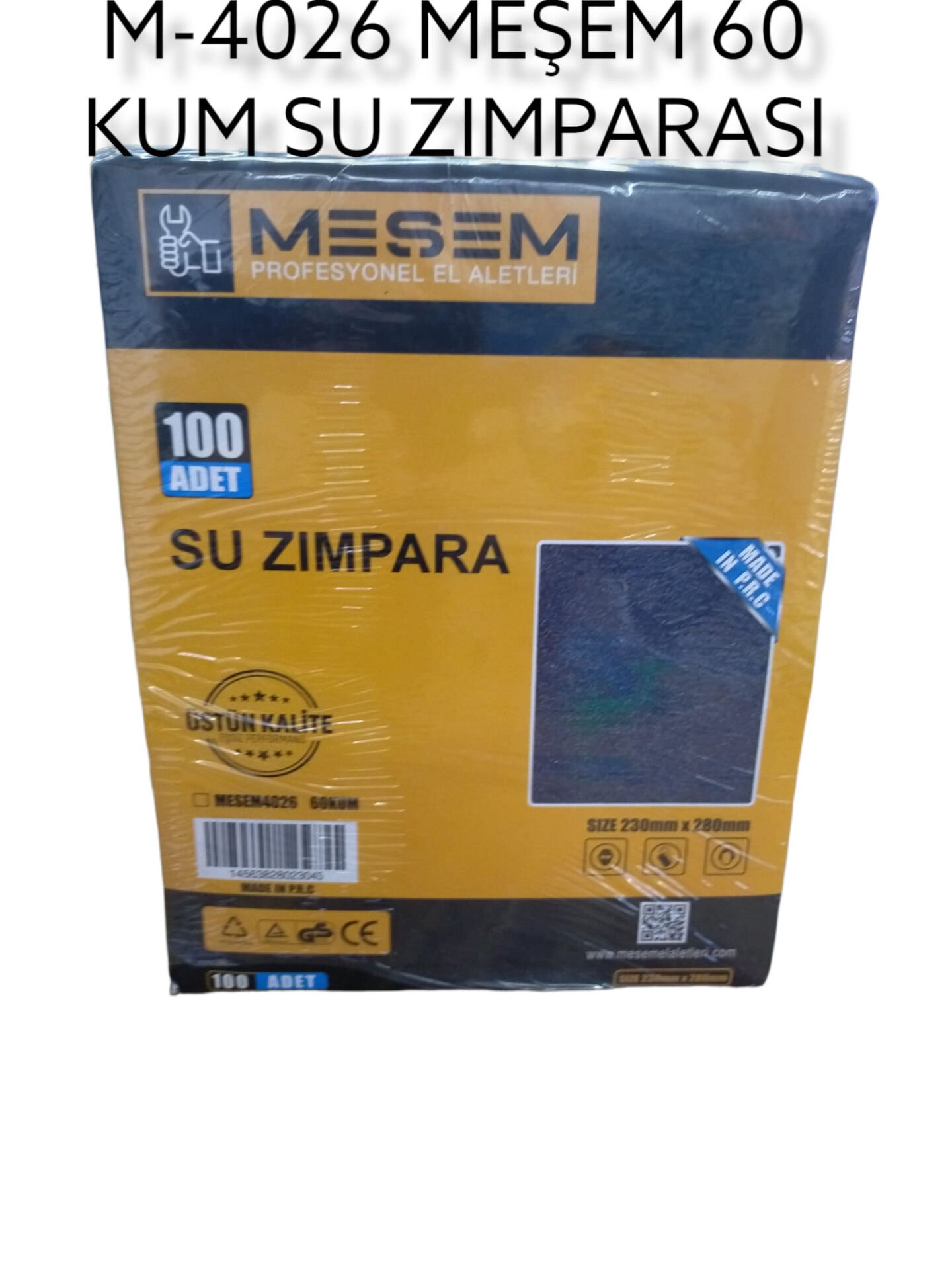 M-4026   Meşem 60 Kum Su Zımparası