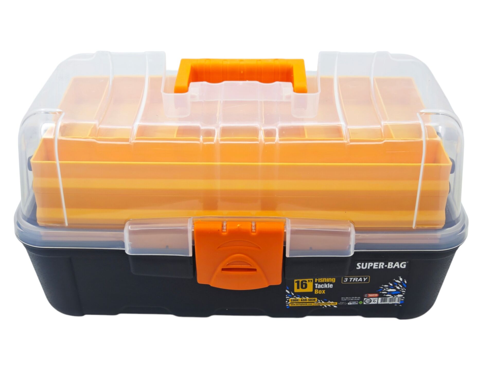 ASR-5038   Super-Bag 3 Raflı Takım Çantası 16''
