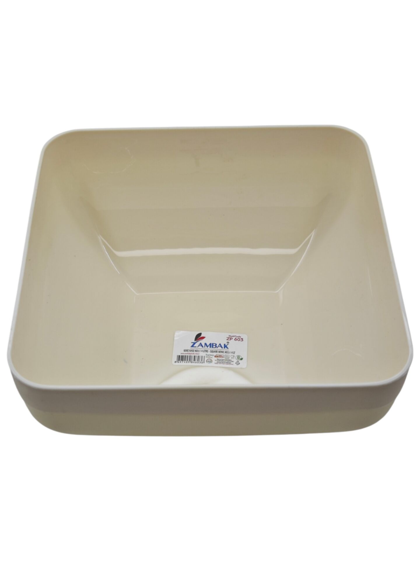 ZP604   Zambak Plastik Kare Kase 6lt