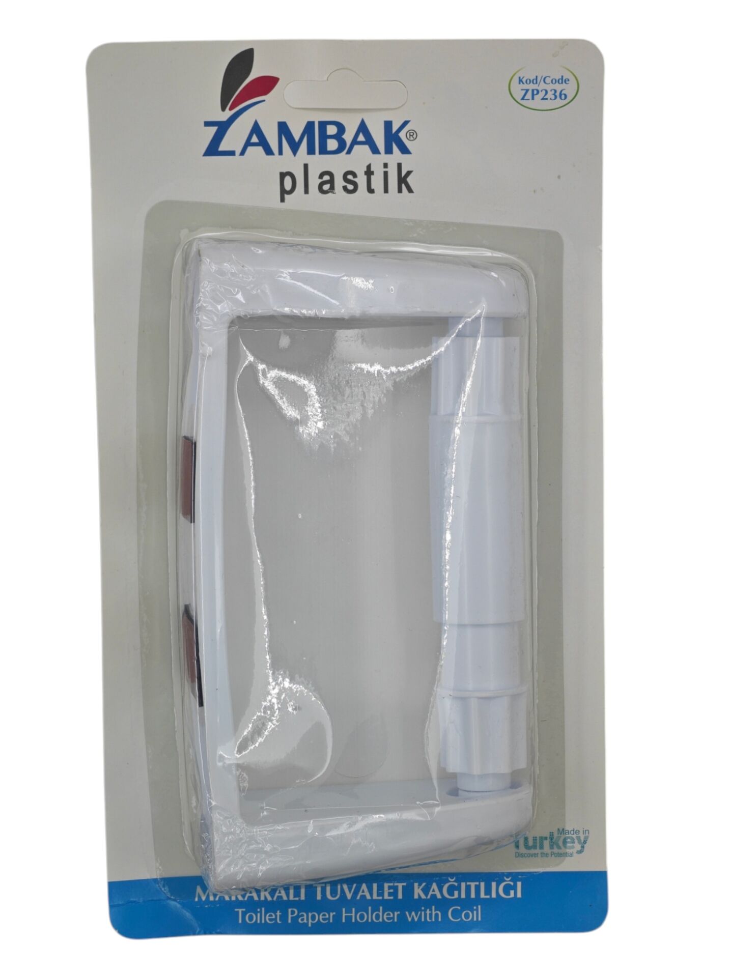 ZP236   Zambak Plastik Makaralı WC Kağıtlığı