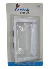 ZP236   Zambak Plastik Makaralı WC Kağıtlığı