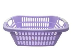 ZP418   Zambak Plastik Çamaşır Sepeti - Dikdörtgen