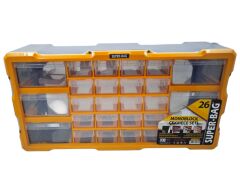 ASR-6004   Super-Bag 26lı Yatay Organizer Monoblock Çekmece Seti