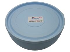 ZP612   Zambak Plastik Yuvarlak Kase Kapaklı 2.5lt