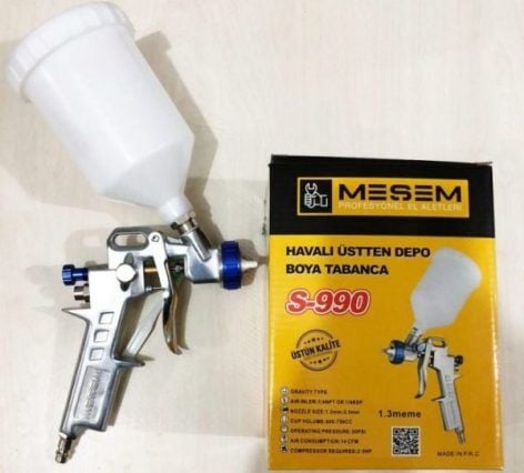 M-4591   Meşem S-990 Havalı Boya Tabancası (Üsten)