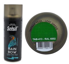 TAB-413   Selsil Raınbow Akrilik Sprey Boya 400ml - Yaprak Yeşil