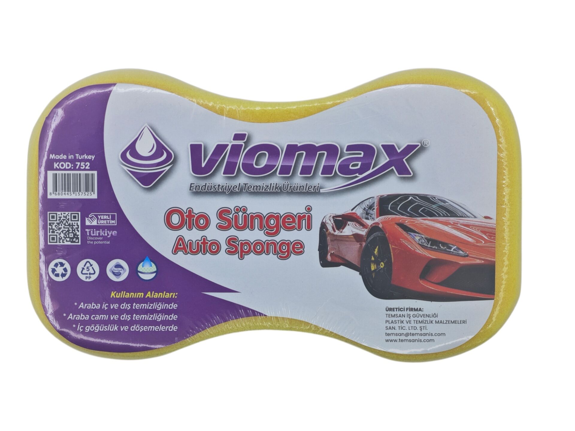 752   Viomax Oto Yıkama Süngeri