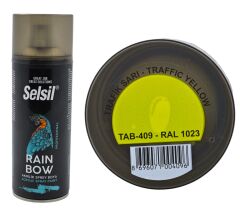 TAB-409   Selsil Raınbow Akrilik Sprey Boya 400ml - Trafik Sarı