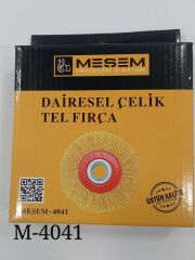 M-4041   Meşem Dairesel Çelik Tel Fırça
