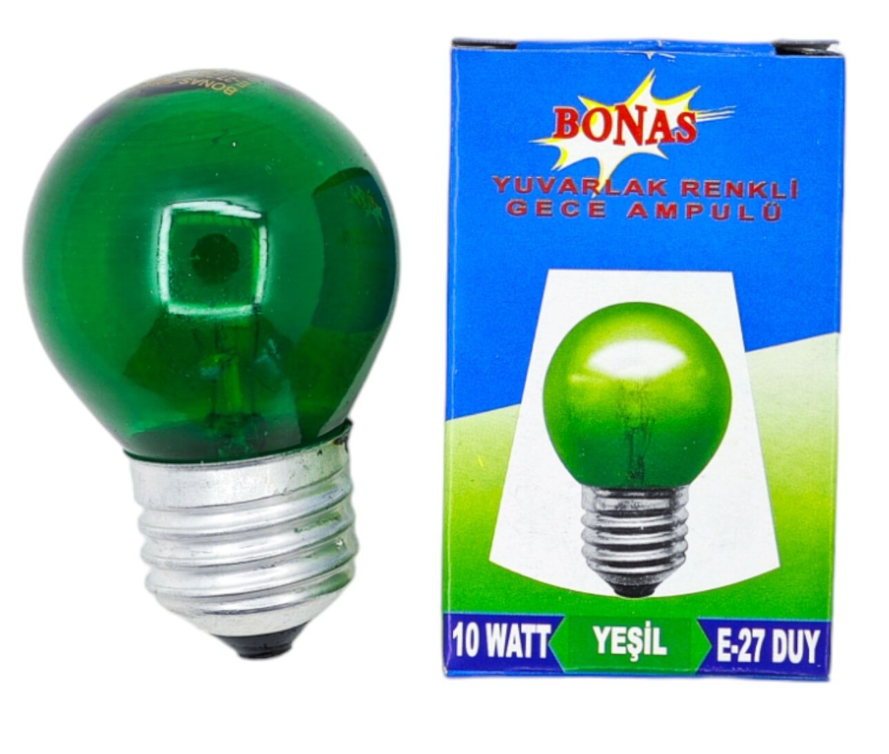 G45   E27-10W Bonas Gece Lambası - Yeşil