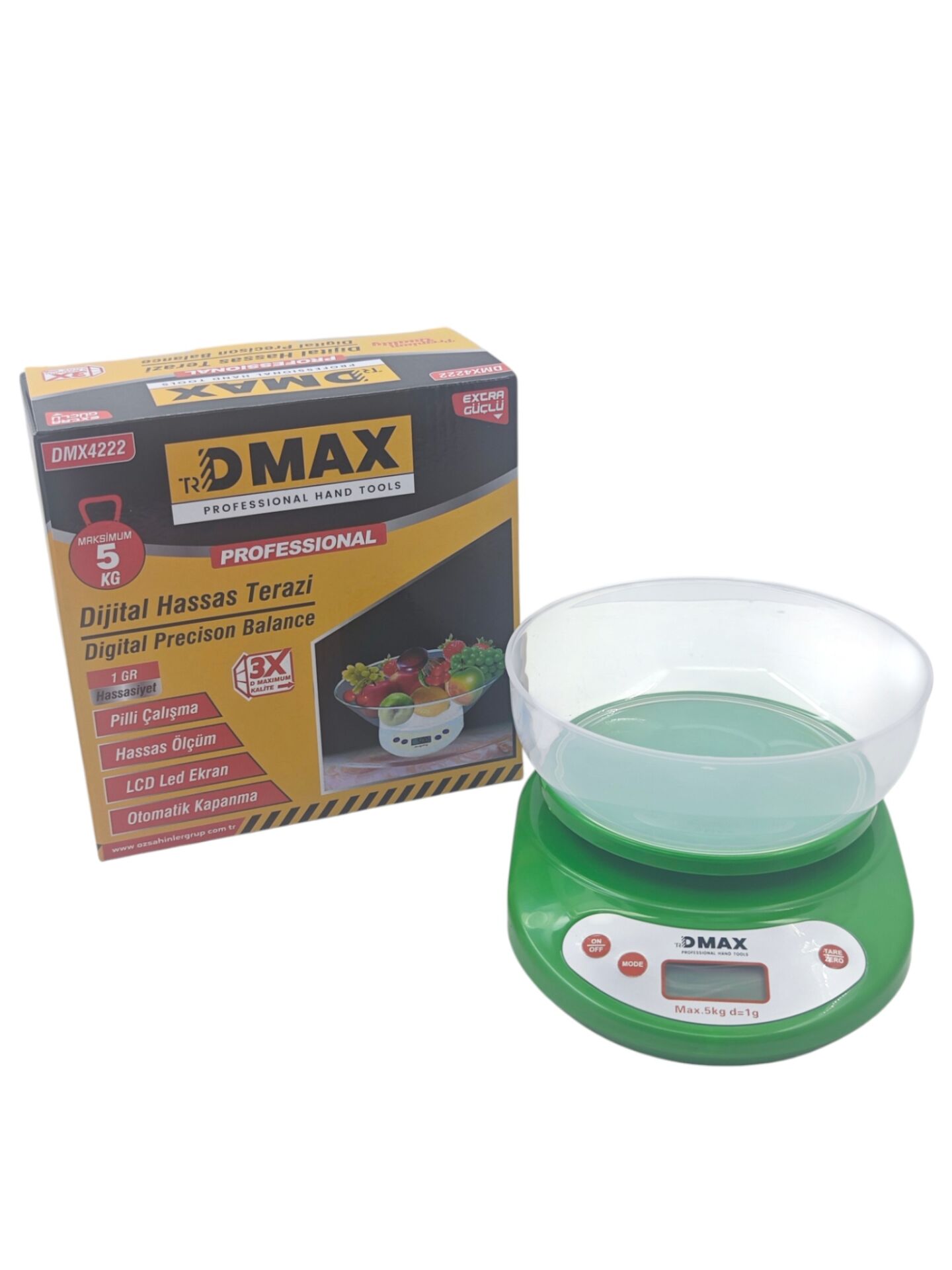 DMX4222   Dmax Dijital Hassas Terazi 5kg