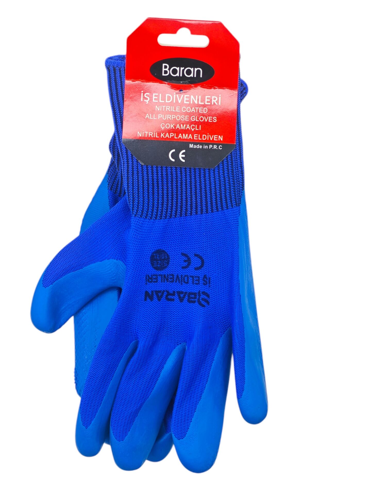 MRC-092   Baran Mavi/Siyah Konfort Eldiven 10'' 4/2
