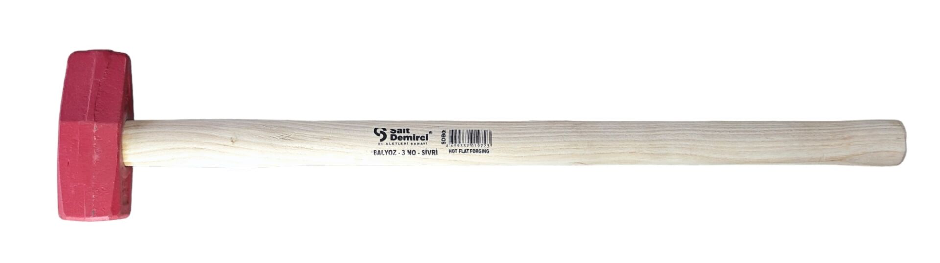 SDBS05   Sait Demirci Saplı Balyoz 3Kg - Sivri