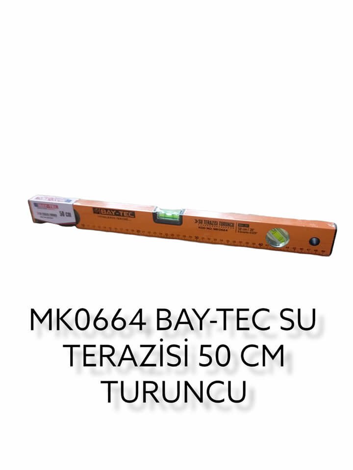 Mk0664   Bay-Tec Su Terazisi 50Cm - Turuncu